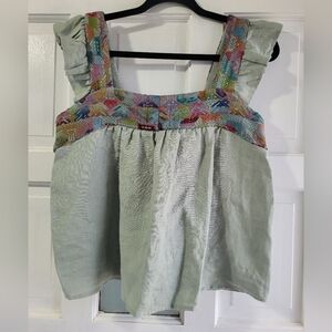 Multicolor Embroidered Women's Blouse